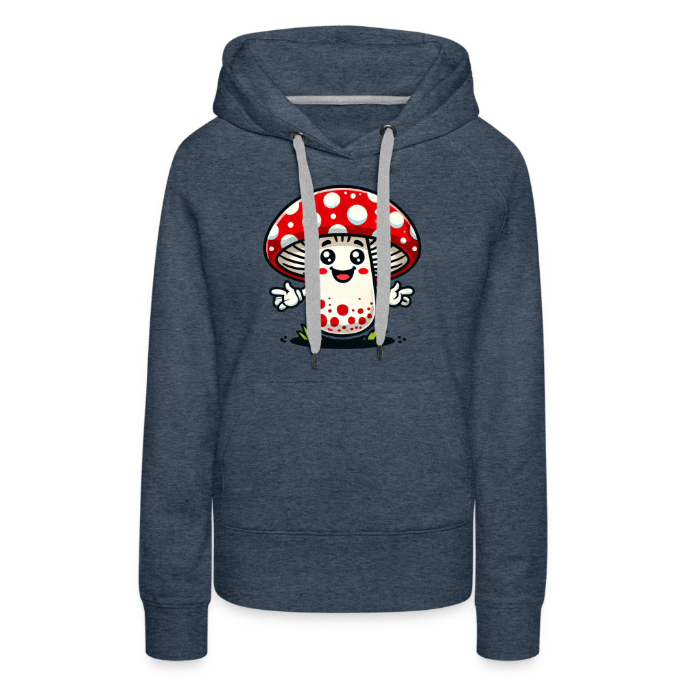 Women’s Premium Hoodie - Pilz Buddy - heather denim